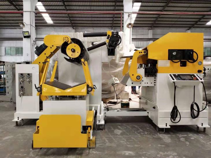Automatic Precision NC Roll Feeder Leveler Uncoiler 3 In 1